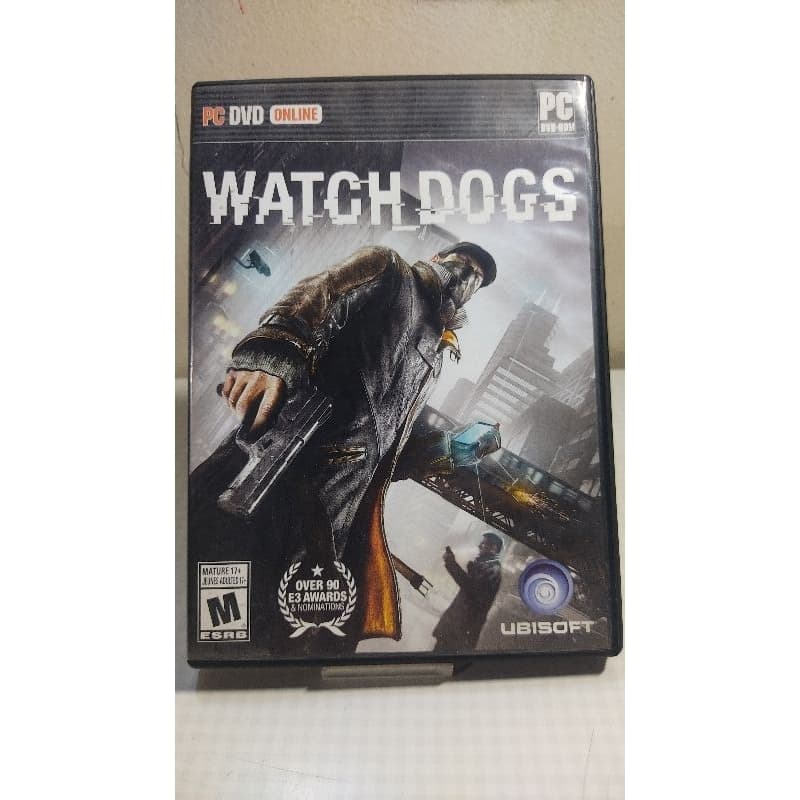 Watch Dogs (PC DVD, 3 Discos) • Ação e Hacking em Chicago • Disco Original Ubisoft