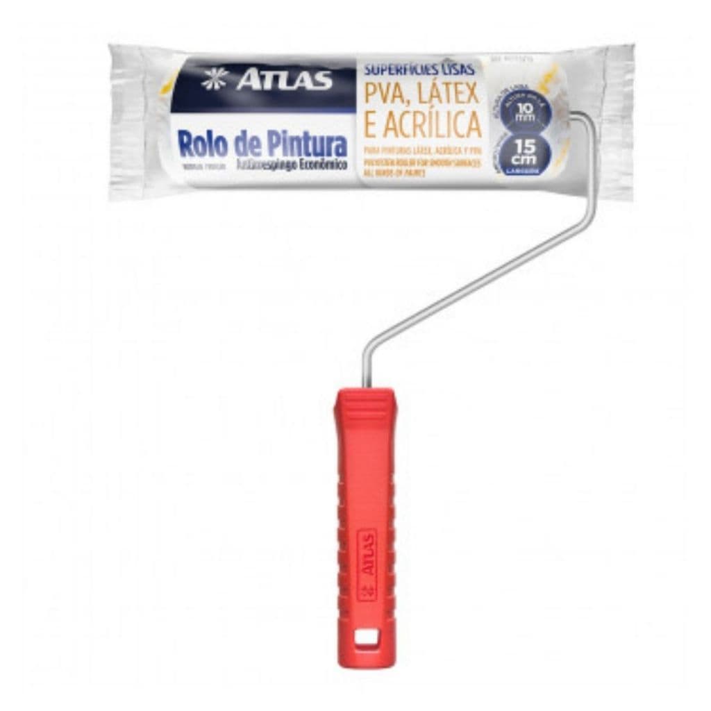 Rolo de Pintura Antirespingo Lã Sintética 773/15 15cm | Atlas