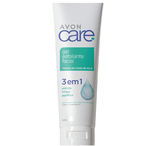 Gel Esfoliante Facial 3 em 1 Avon Care
