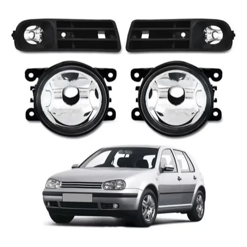 Kit Farol Milha Golf 1999 2000 2001 02 2003 2004 2005 2006