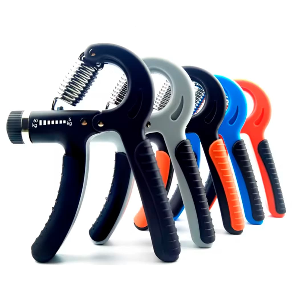 Hand Grip Flexor de Punho Exercício Fortalecedor Para Mãos Mola Ajustável 5-60kg Treinar Antebraço
