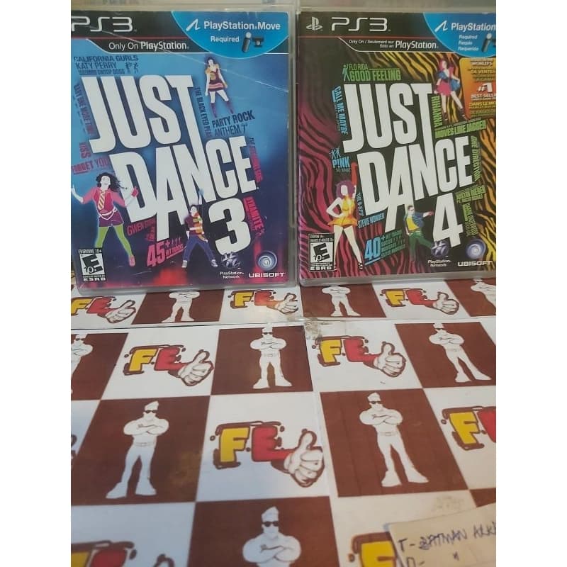 Just Dance 3e4/Move PS3 Original Mídia Física