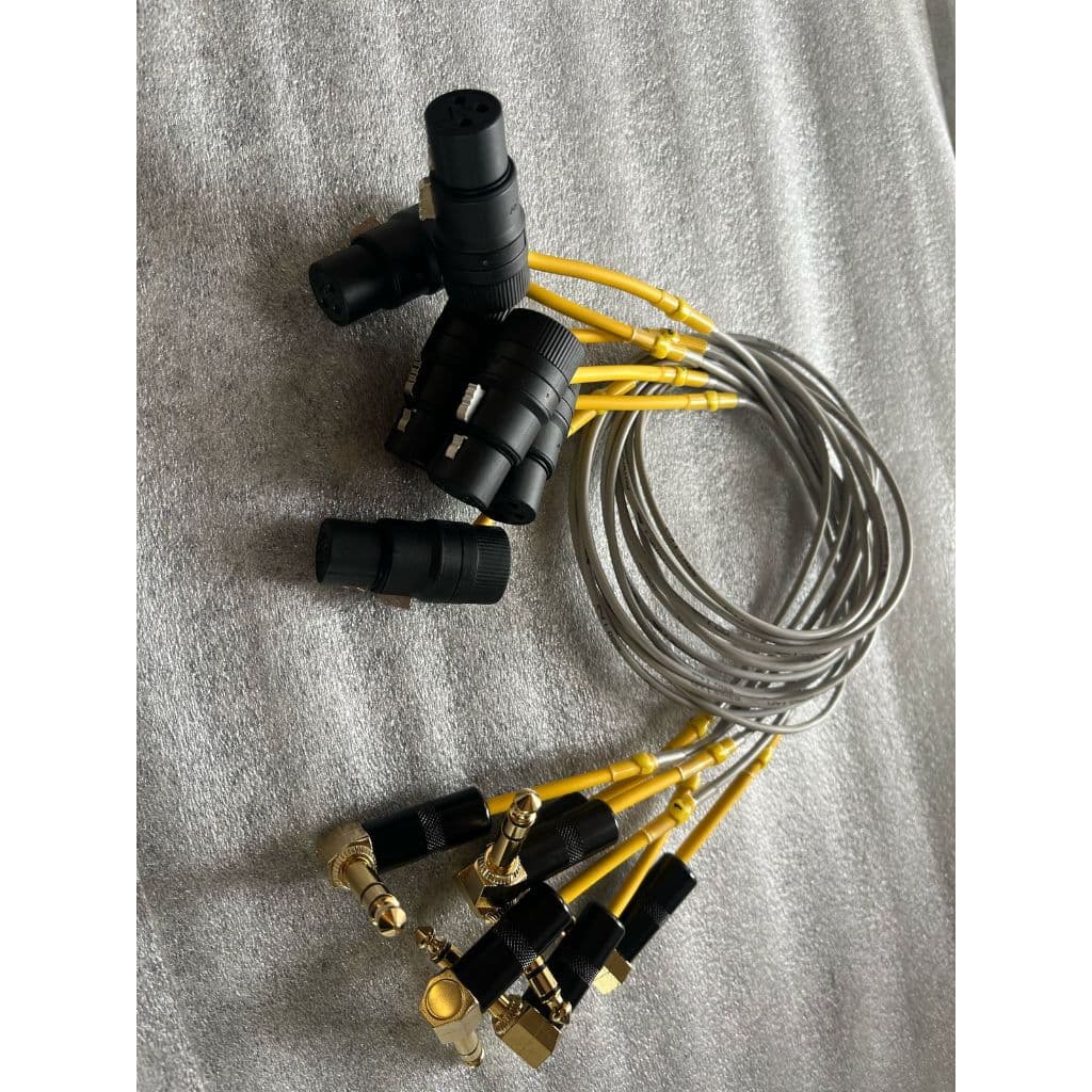 Kit Vias XR18 XR16 XR14 UI24 UI26 SOUNDCRAFT BEHRINGER | Cabos XLR Roxtone Low Profile + P10 Numerados