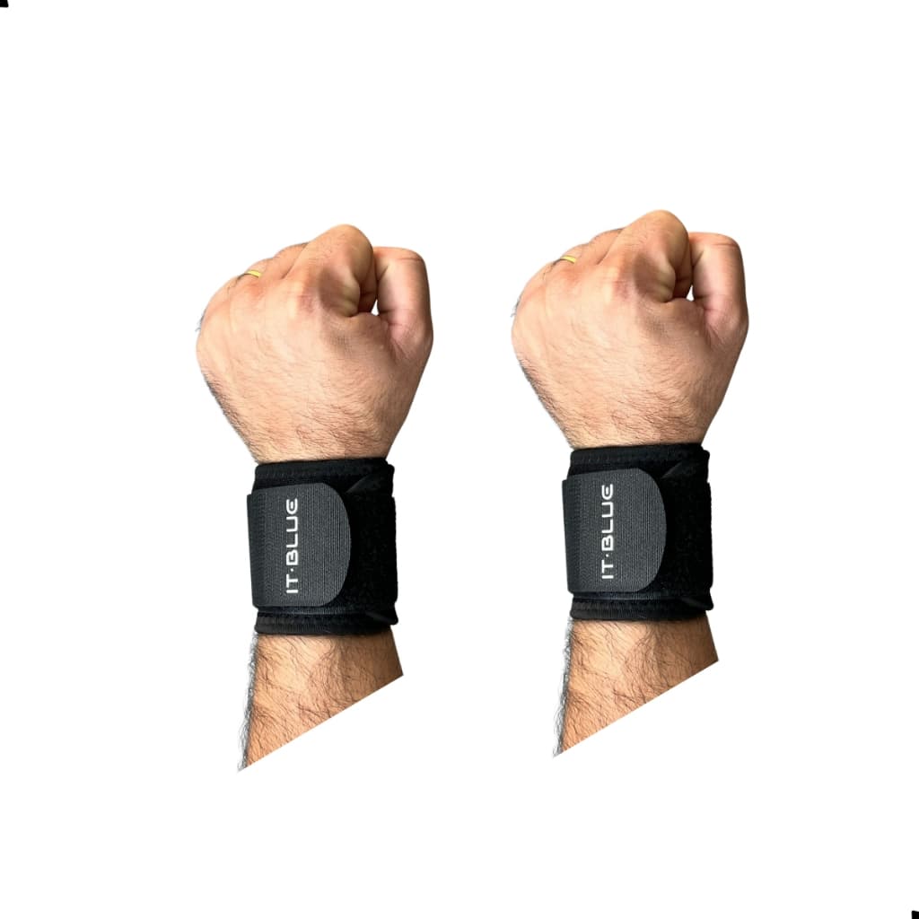 Par Protetor De Punho Neoprene Musculação Cross Munhequeira Faixa