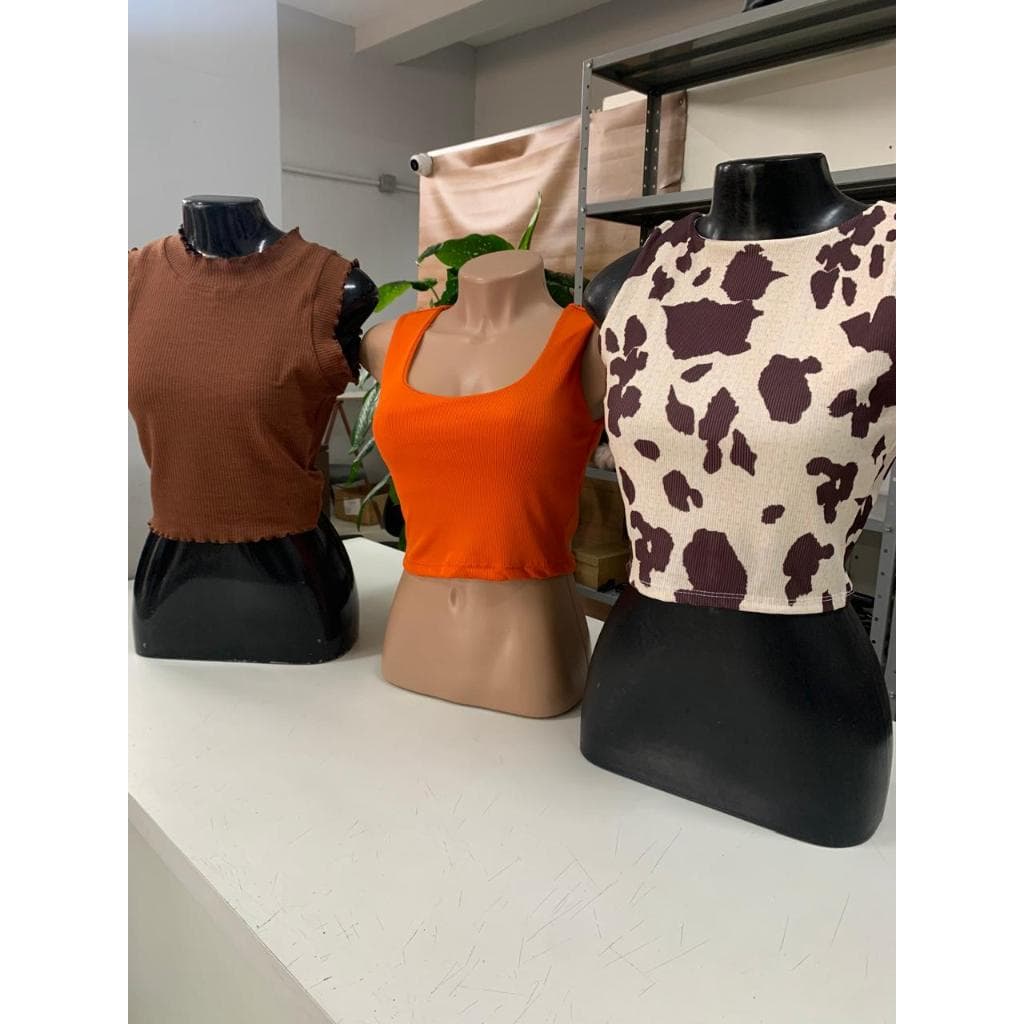 Kit surpresa 3 Cropped Feminino Meninas + Brinde
