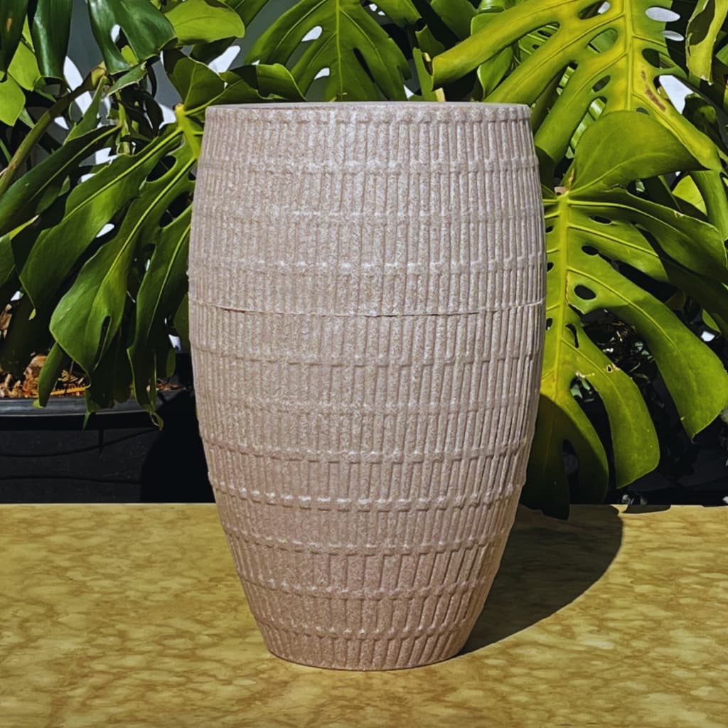 Vaso para Plantas Coluna Indiana Ecológico Sala Jardim Moderno Luxuoso - Tamanho M - 57X35X22