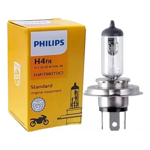 Philips Lampada H4FITMOTOCOC1 12v 35/35w Todas Original