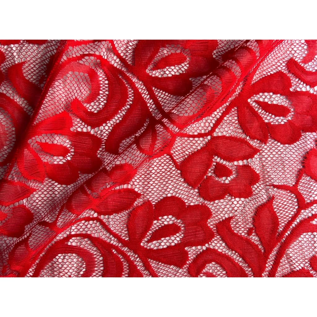 Tecido Renda Margoth 100% Poliéster Moda Festa Floral Delicada Elegante Ideal p/ Vestidos, Saias, Detalhes e Aplicações