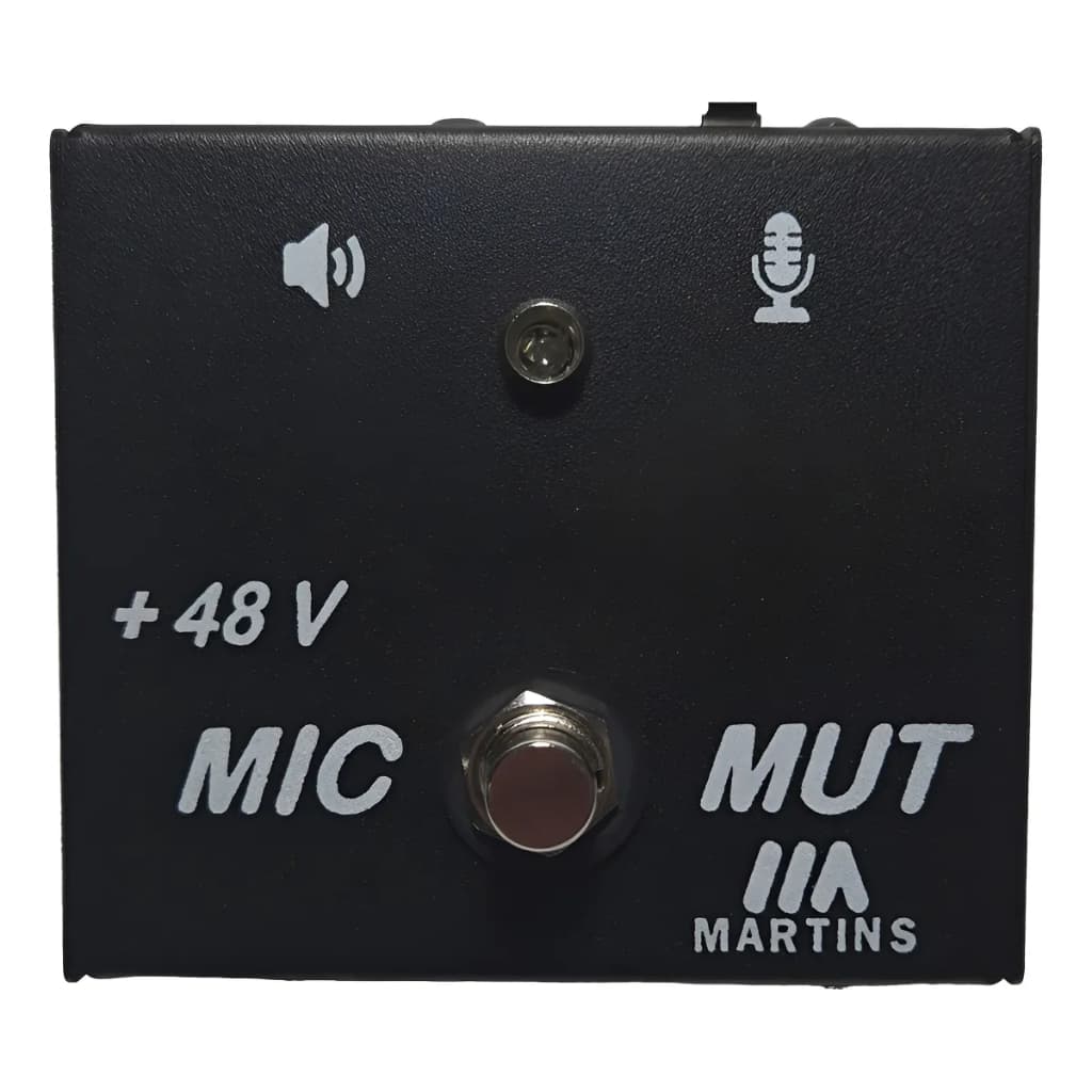 Pedal Micmut +48v Phantom Power P. Martins Mic Mut S/ Trava