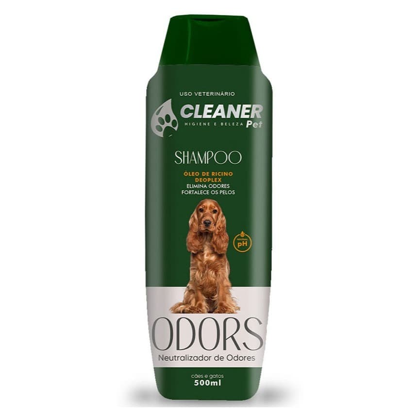 Shampoo para cachorro shampoo Neutralizador de Odores CLEANER 500ml