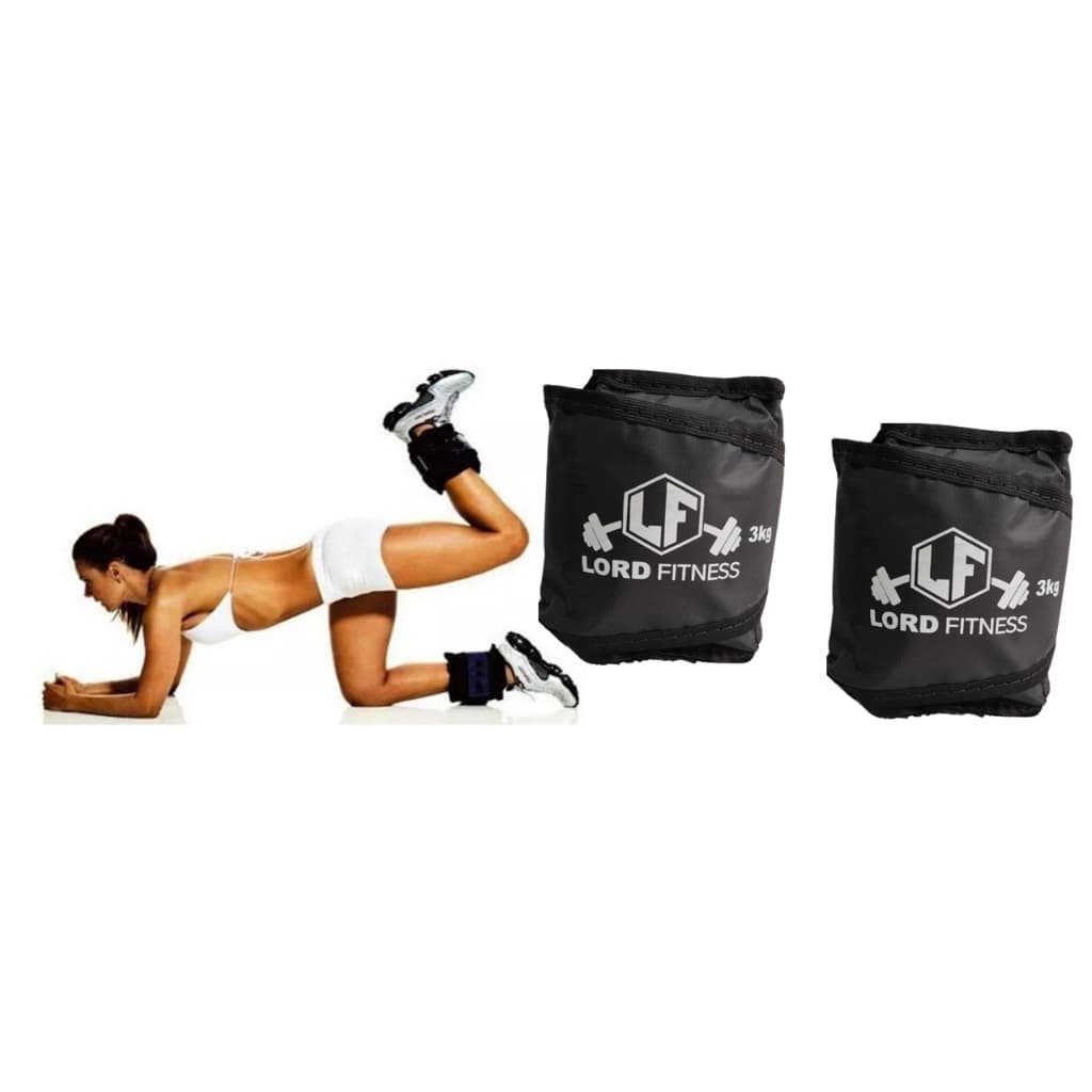 Par Caneleira Profissional De Peso 3kg Com Velcro Mob+