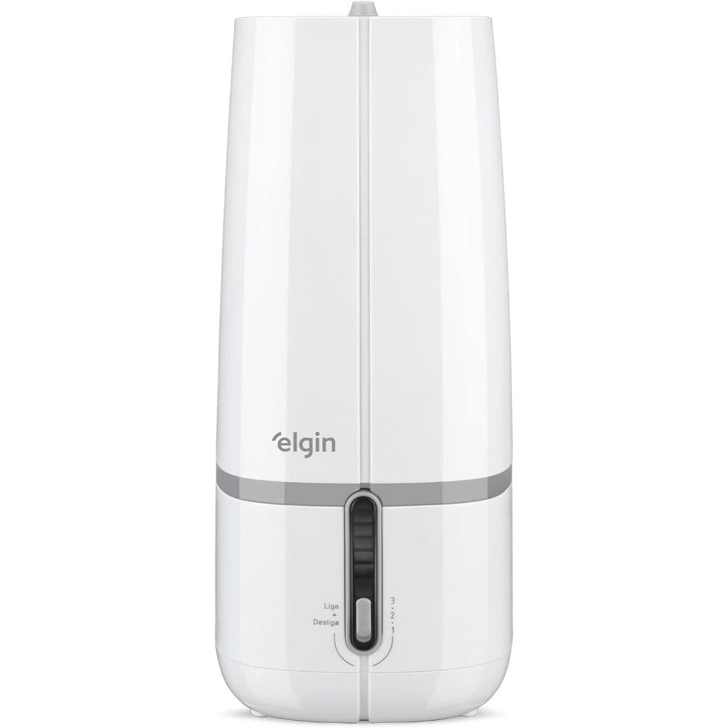 UMIDIFICADOR DE AR ELGIN 2L BIVOLT (ULTRASSÔNICO) 18W | 3 NÍVEIS | ATÉ 10H | SILENCIOSO