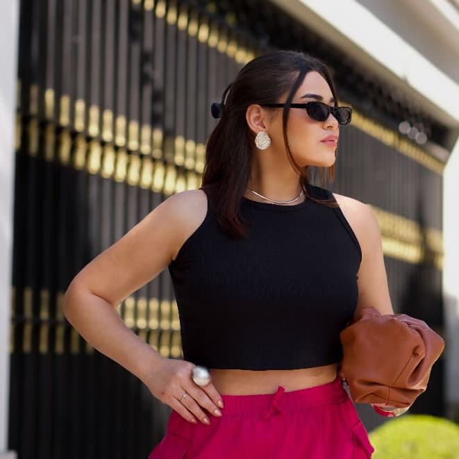 Regata Cropped Feminino Canelado Básica Moda 2026 Diversas Cores