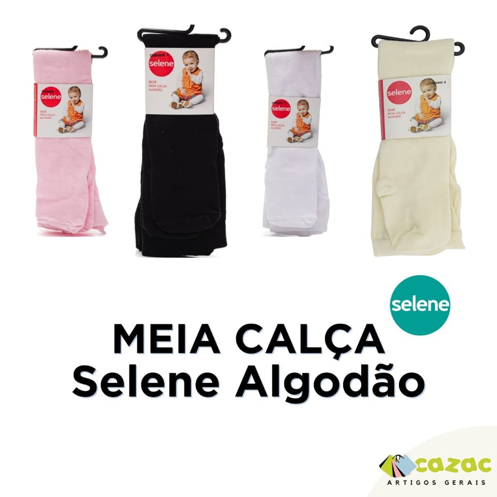 Meia Calça Infantil Bebe Grossa Ballet Menina Elástica Confortável 0 a 2 Anos