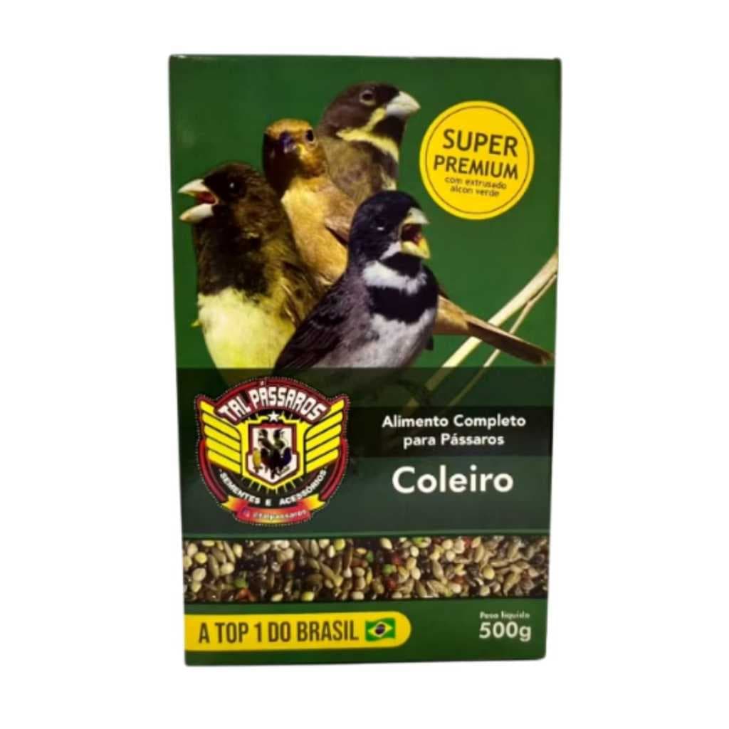 Ração Coleiro Tal Pássaros Super Premium Mix de Vitaminas com Alcon Verde 500g