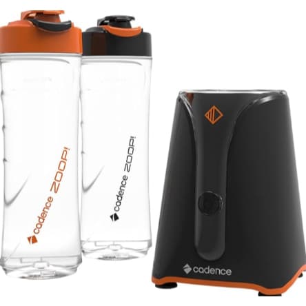 Liquidificador Blender Zoop com 2 Jarras Portatil Cadence Coqueteleira Squeeze Shaikeira Whey
