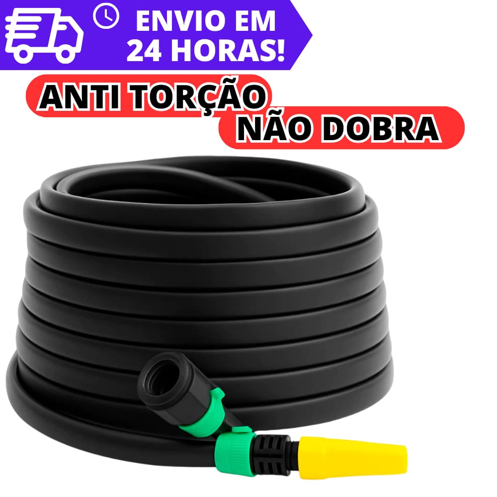 Mangueira de Jardim REFORÇADA Anti-Torção Não Dobra 10 A 50 Metros