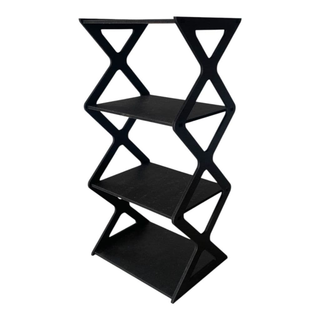 Prateleira Decorativa em MDF – Design Moderno em Zigue-Zague