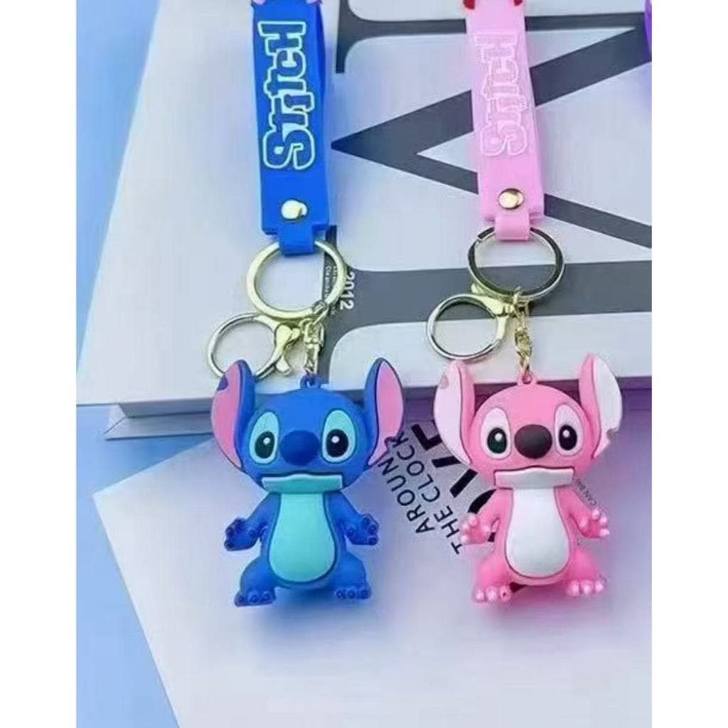 Chaveiro Stitch Fofo Chaveiro 3D Grande Emborrachado Colecionavel Bolsas | Mochilas | Chaveiro Fofo
