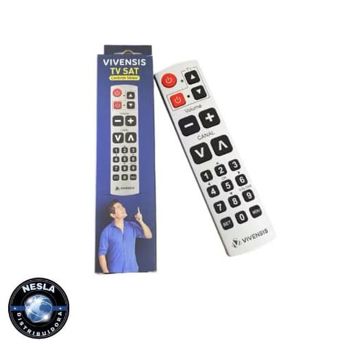 CONTROLE REMOTO SÊNIOR VIVENSIS ORIGINAL PARA RECEPTOR VX10
