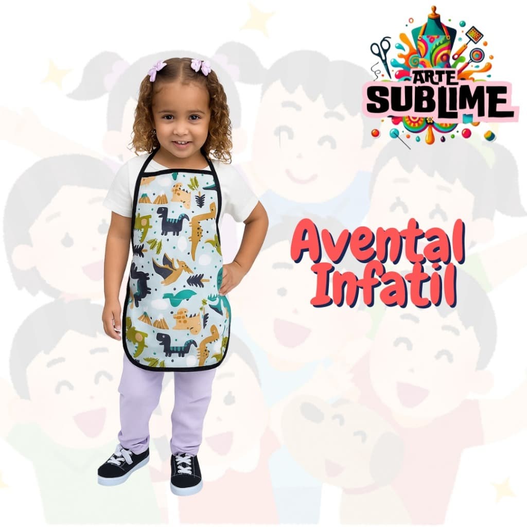 Avental Infantil - Impermeável À Prova D'água