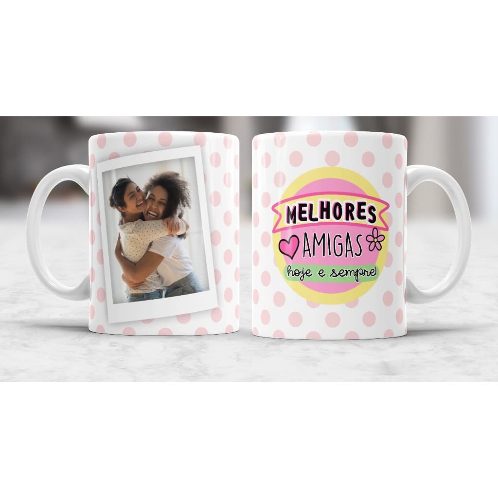 caneca amizade para presente
