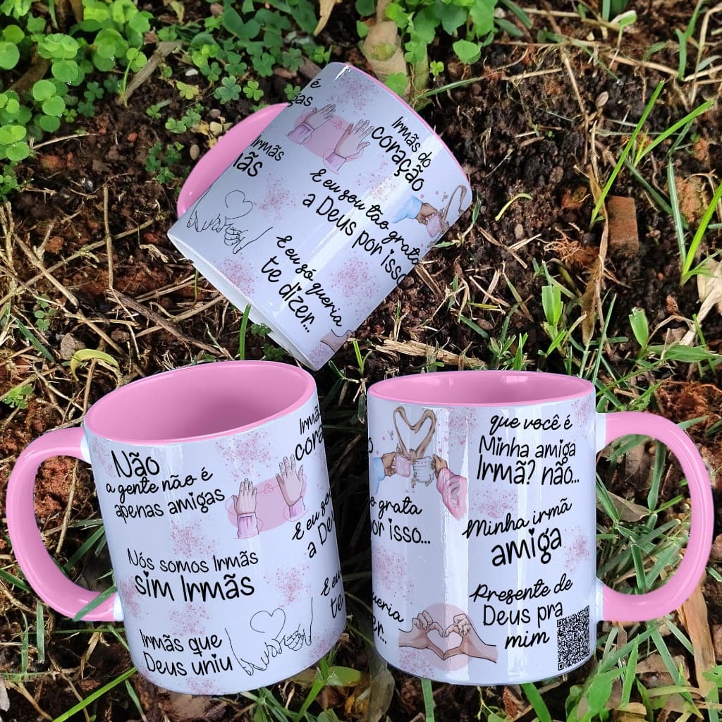caneca personalizada amiga irmãs presente unico
