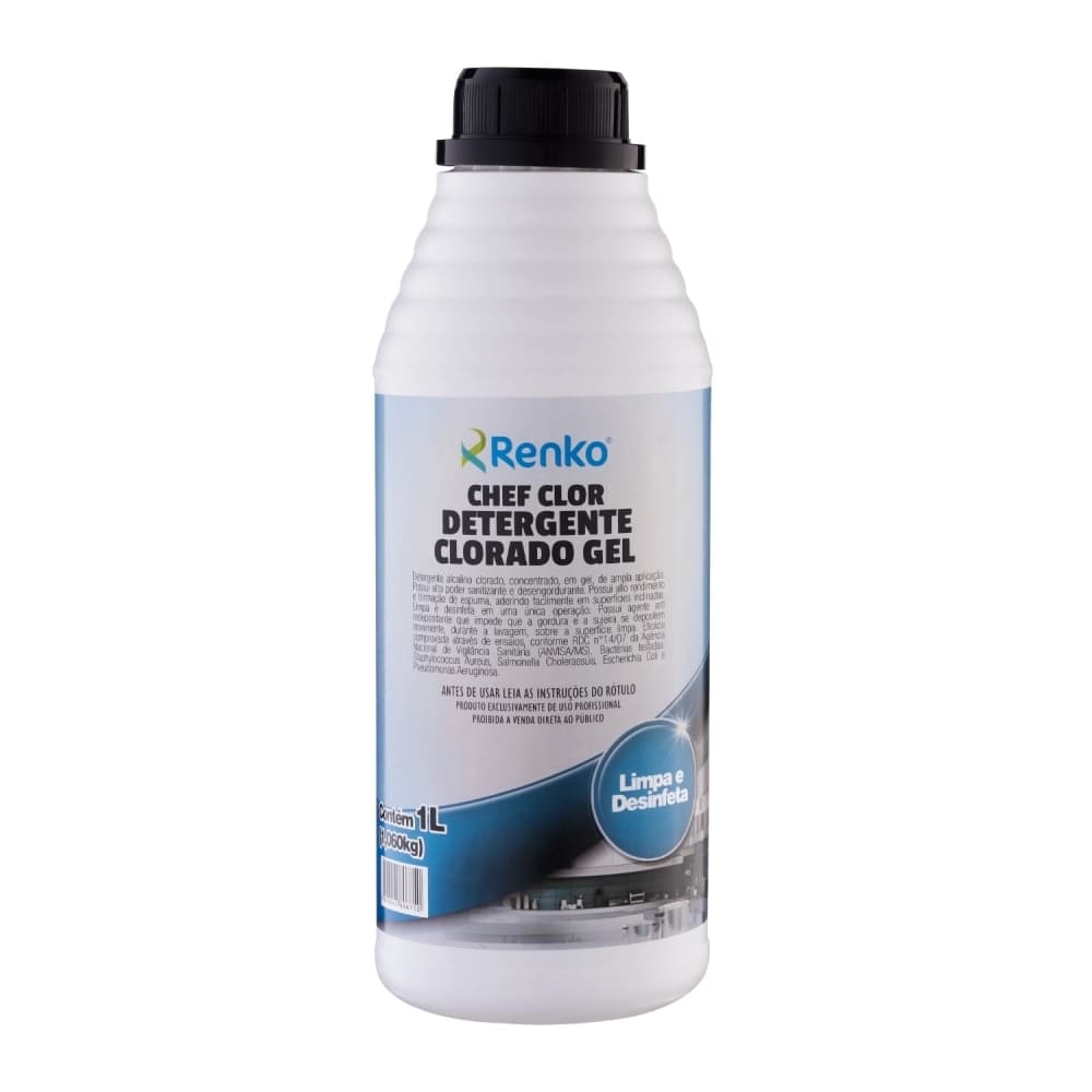 Detergente Chef Clor Clorado Gel 1 Litro