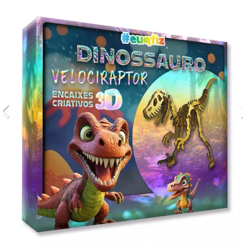 DINOSSAURO ENCAIXES CRIATIVOS  3D  REX