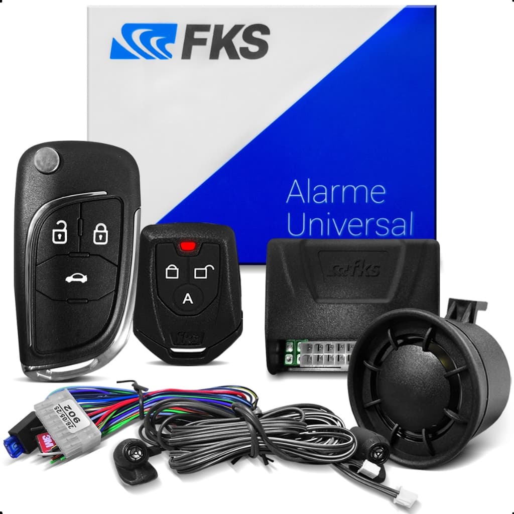 Alarme Bloqueador Com Sirene E Canivete Pra Linha Chevrolet