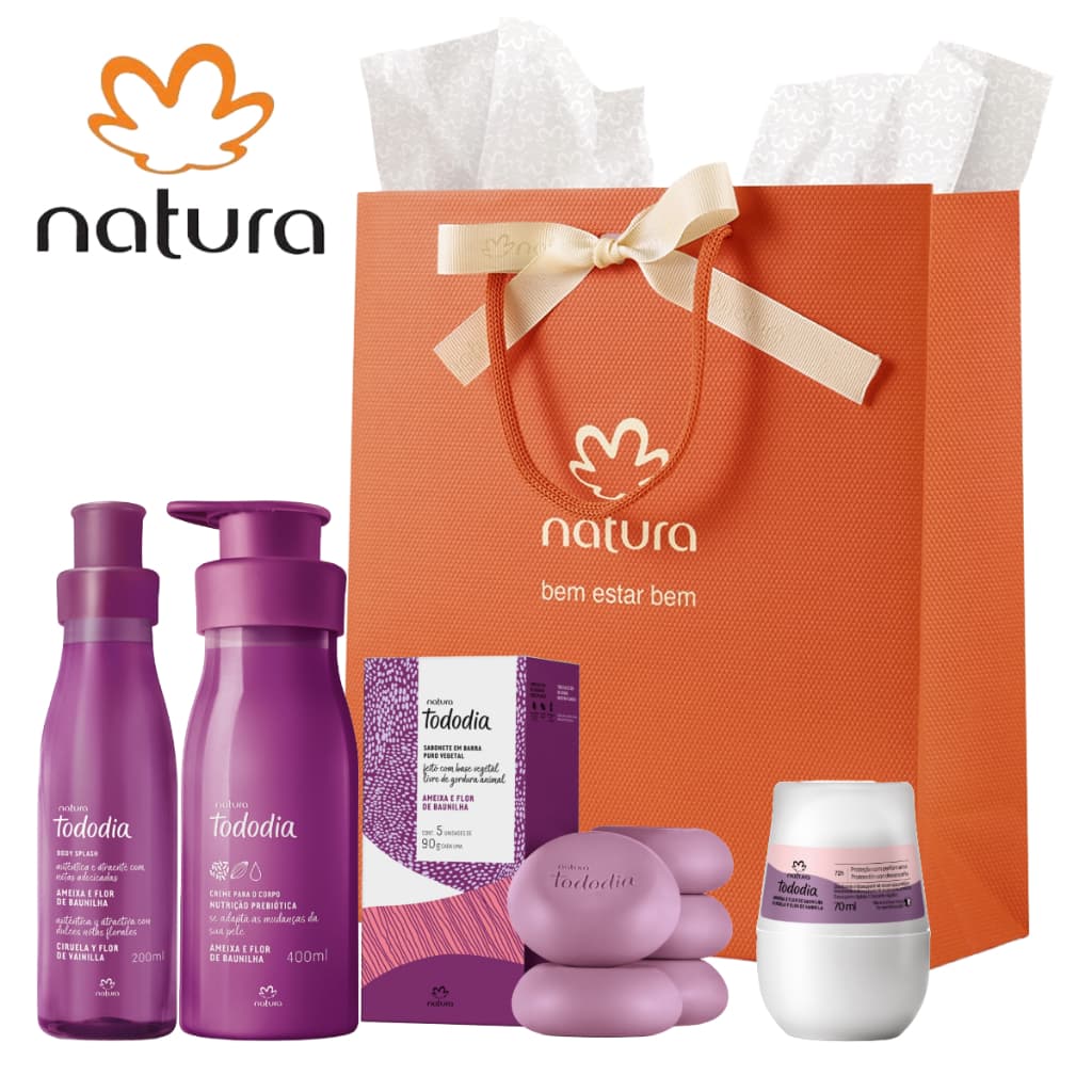 Kit Presente Tododia Ameixa e Flor de Baunilha Natura ORIGINAL E LACRADO