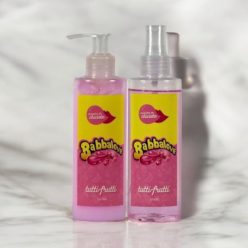 Kit Cheirinho de Chiclete Tutti Frutt - Body Splash + Creme Corporal 200ml Feminino