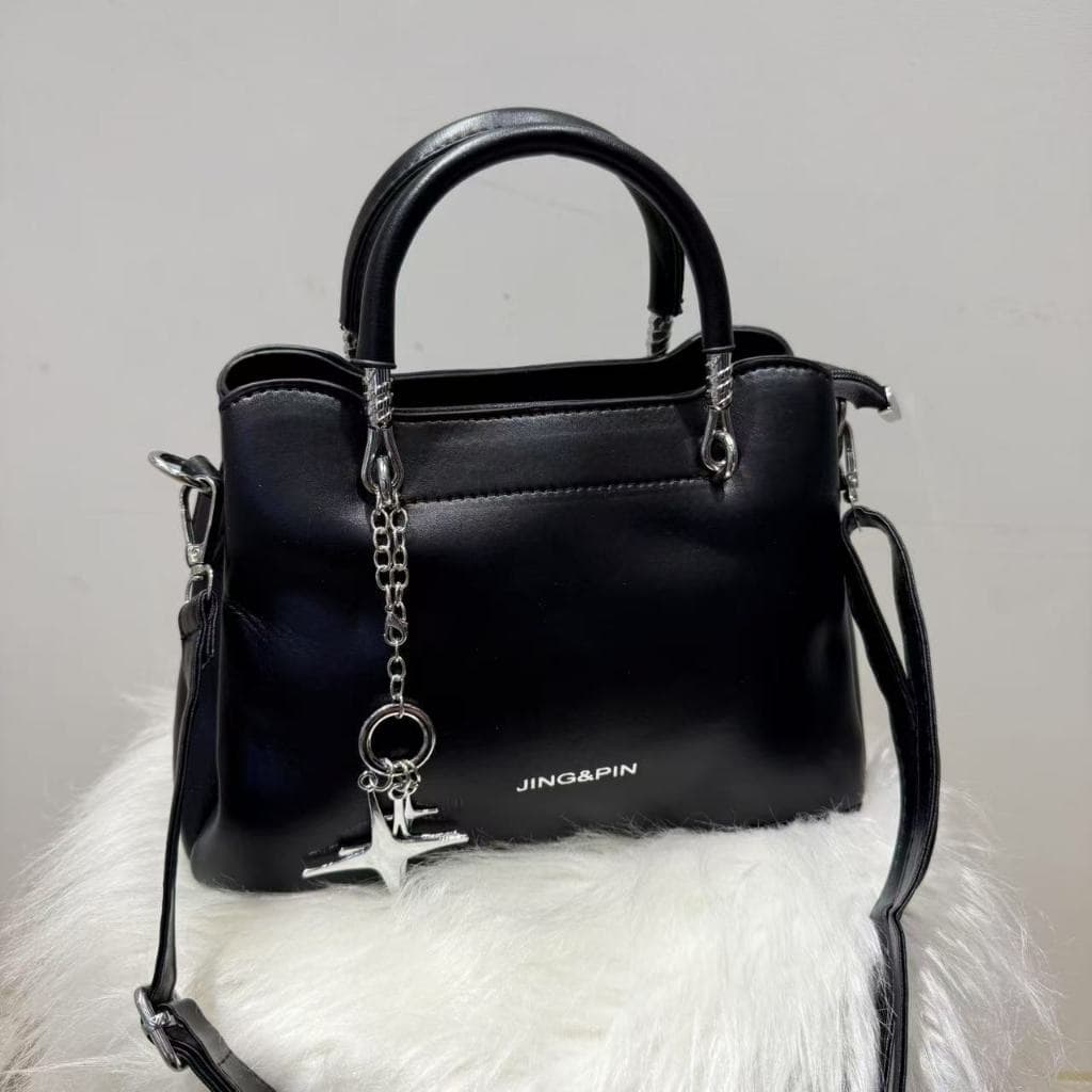 Bolsa De Couro De Cor Sólida Para Mulheres , Bolsas De Ombro Múltiplas(668)