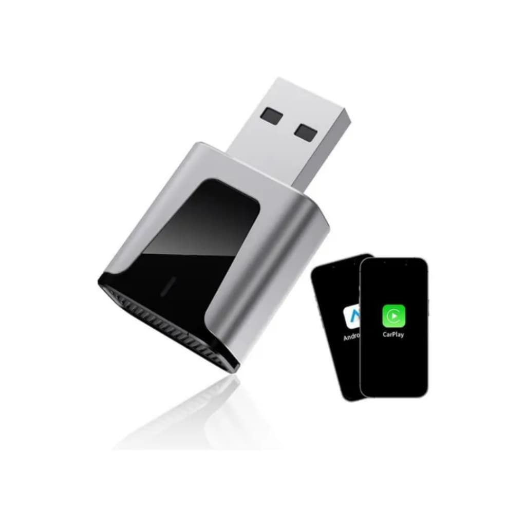 Adaptador Carplay Android Auto Sem Fio Usb Bluetooth 2 In 1