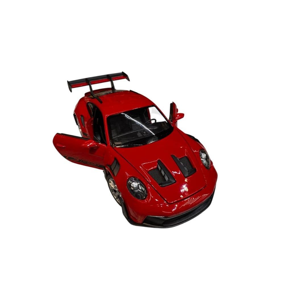 Carrinho De Metal Porsche GT Com Abertura De Portas Carro Esportivo Colecionador