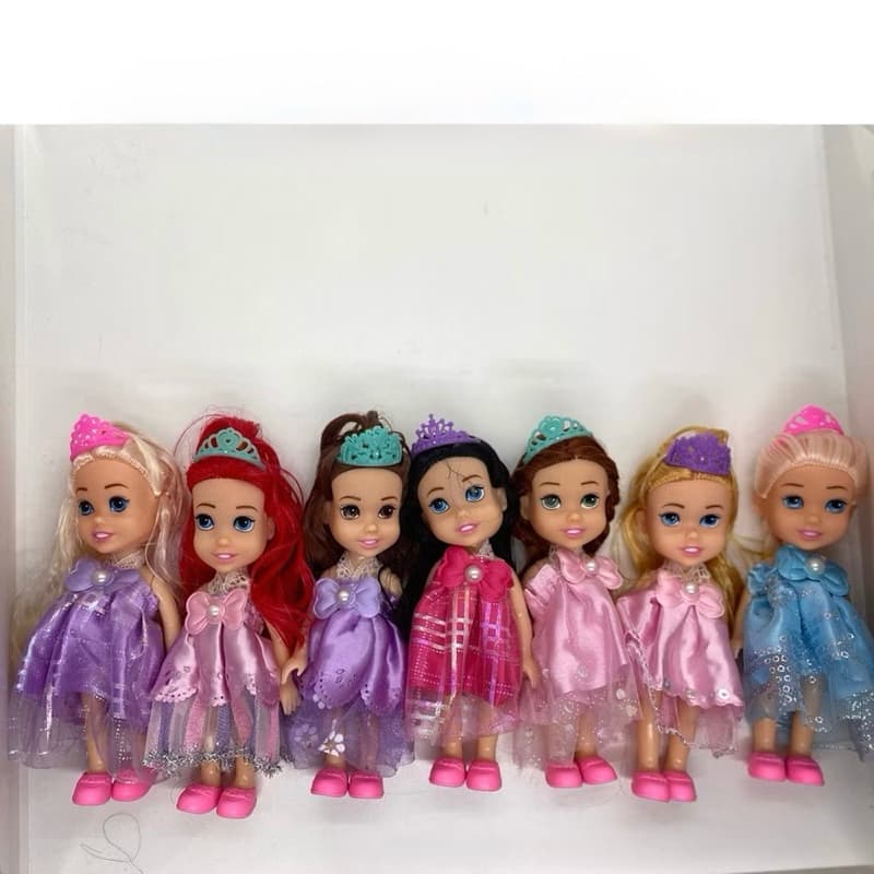 Boneca Happy Girl Sortidas Bonequinhas Miniaturas Articuladas infantil