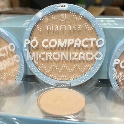 Pó Compacto Micronizado MiaMake – Toque Aveludado e Acabamento Perfeito!