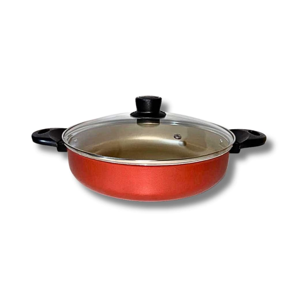 Frigideira Panela Wok N24 Antiaderente Gal Com Tampa