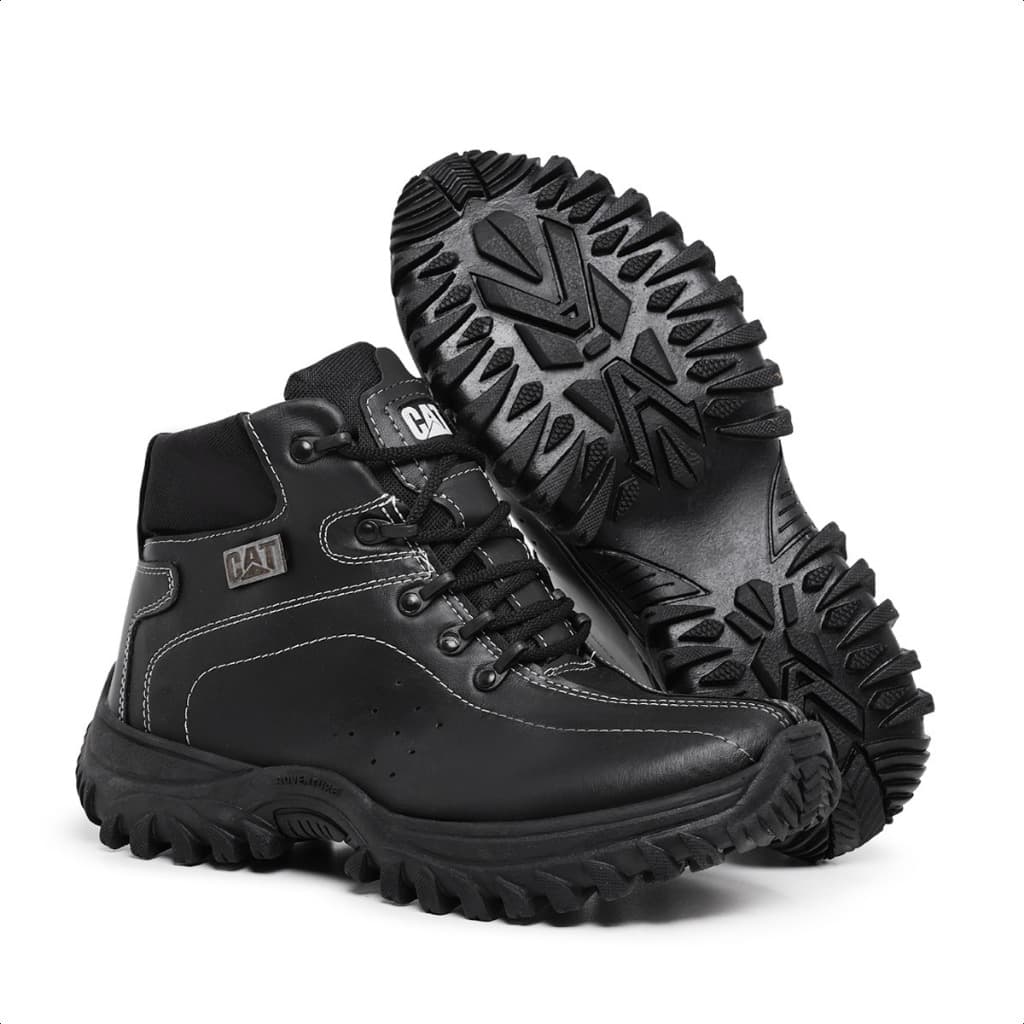 Bota motociclista cano médio couro casual proteção de marcha promoção barato