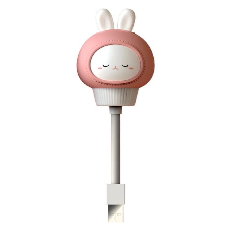 Mini Luz De Noite Led Usb Para Alimentação De Bebês E Leitura