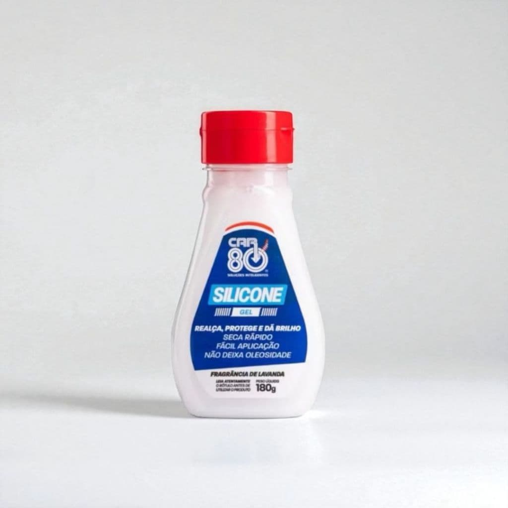 Silicone Em Gel Lavanda Realça Brilho Proteção 180G Car 80