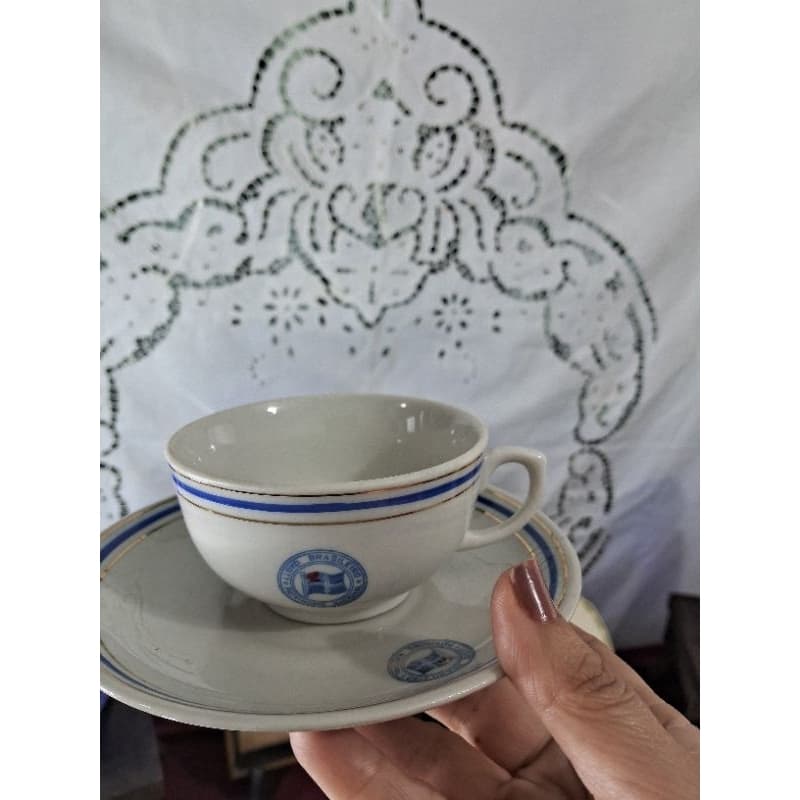Antiga Xicara De Cha Porcelana Loyd Brasileiro/antiguidade/vintage
