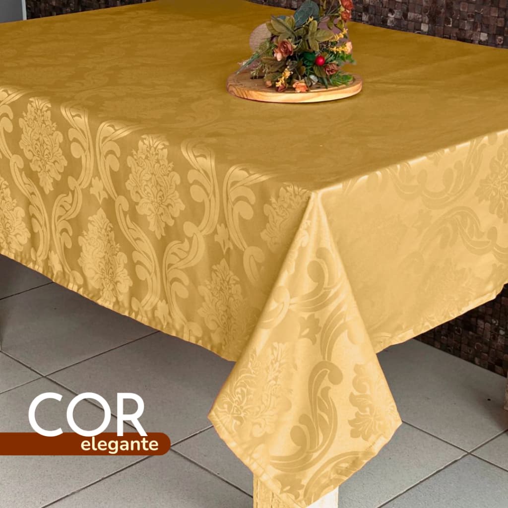 Toalha Jacquard 1,40x1,40 | Mesa Posta no Dia a Dia com Estilo e Praticidade