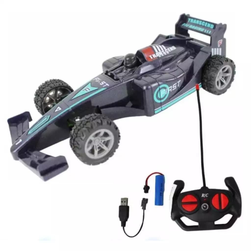 Carrinho de Controle Remoto Formula 1 recarregavel alta velocidade solta fumaça