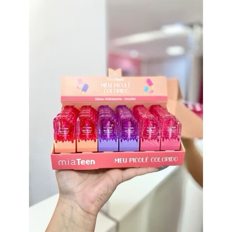 GLOSS HIDRATANTE MEU PICOLÉ COLORIDO MIA TEEN MIA MAKE
