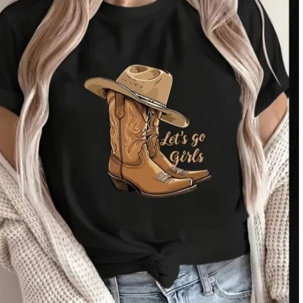 Camisa Feminina Country Rodeio – Look Boiadeira com Botas e Chapéu | Algodão Conforto Western