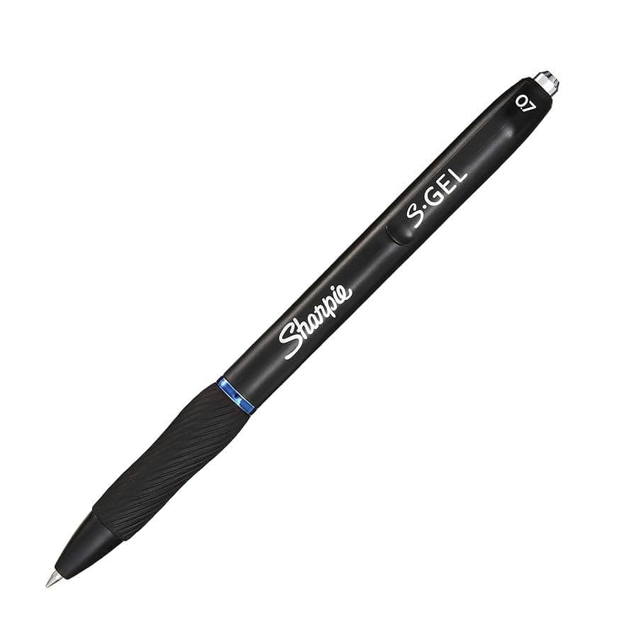 Caneta Sharpie S Gel 0.7mm Tinta Azul Kit Com 2 Unidades