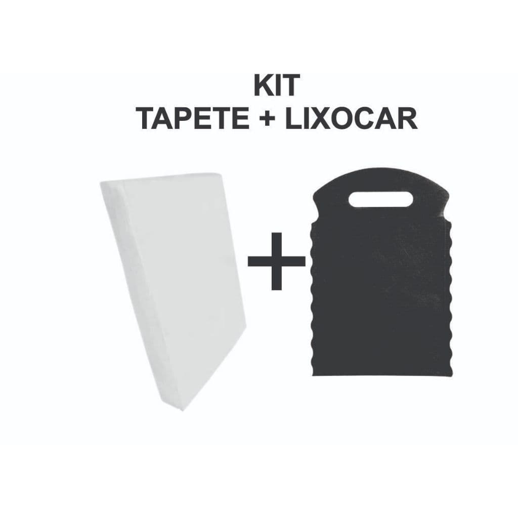 KIT 50 LIXOCAR +  50 TAPETE DE PEPEL PARA CARRO