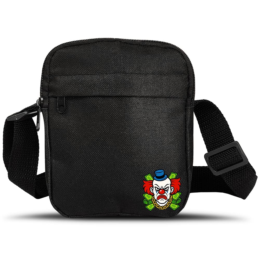 Shoulder Bag Palhaço Rich Bolsa Pequena de Lado Transversal Mini Pochete