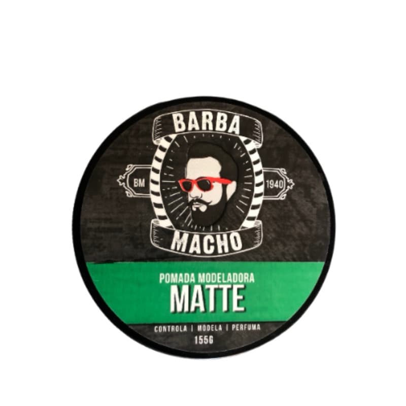 Pomada Modeladora Matte Barba Macho 155g
